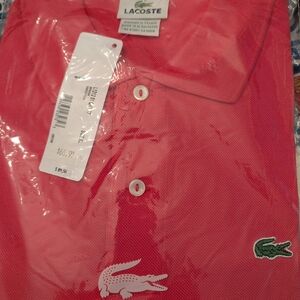 Lacoste Men's Red Polo Shirt